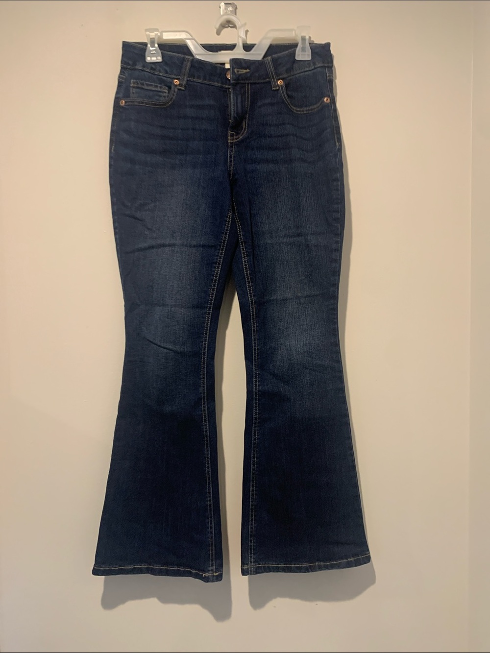 Maurices Dark Indigo Flare Jeans